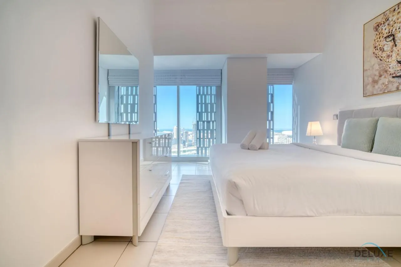 דירה Sea Views From Living To Bedroom Perfect For Staycation, Dubai Marina By Deluxe Holiday Homes איחוד האמירויות הערביות